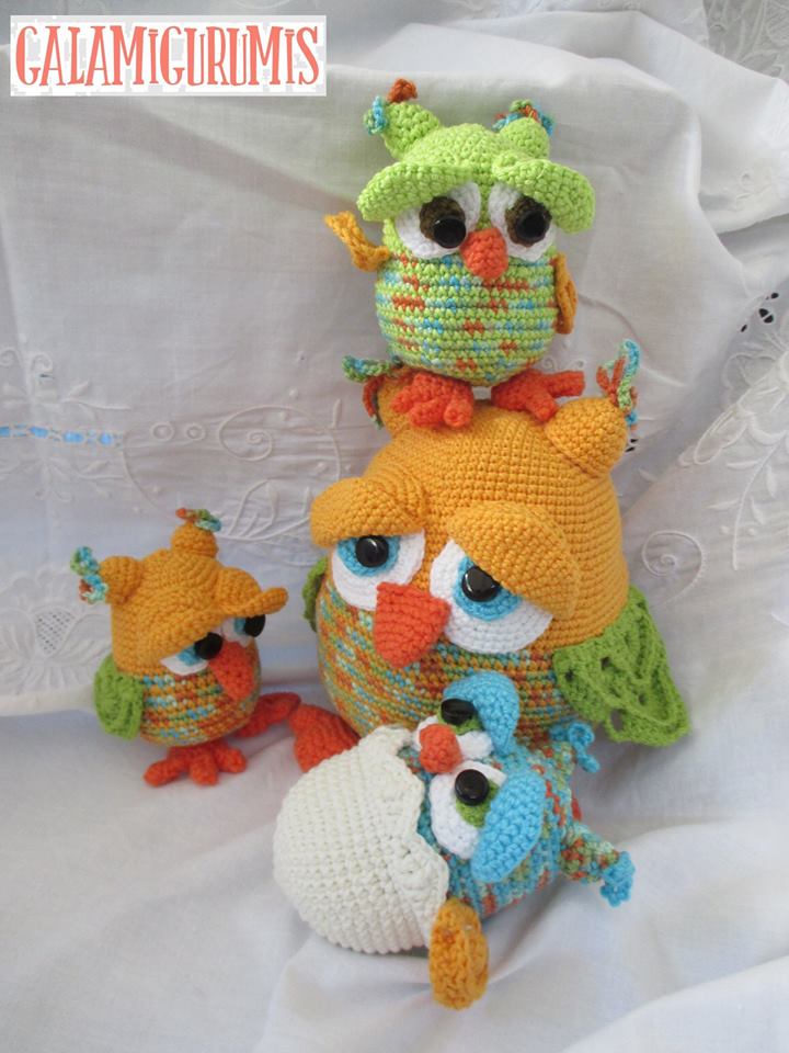 amigurumi la famiglia dei gufetti free pattern schemi gratis amigurumi amigurumi free dowload