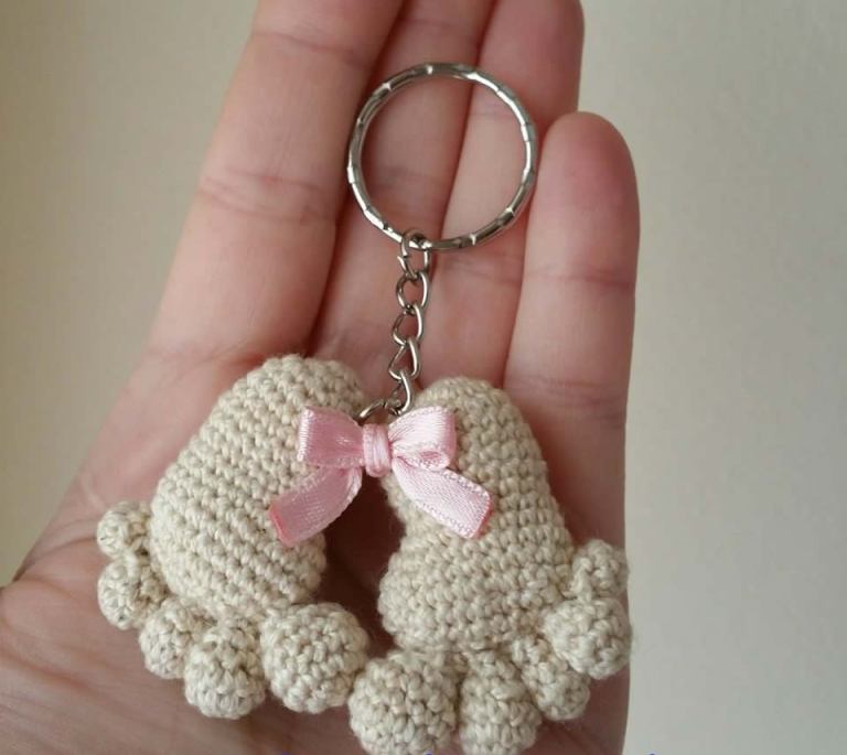 Amigurumi Portachiavi Piedini Amigurumi Gratis Free