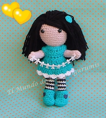 Amigurumi bambolina Gorjuss free pattern schemi gratis amigurumi amigurumi free dowload