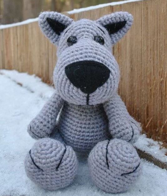 Amigurumi Lupo grigio free pattern schemi gratis amigurumi amigurumi free dowload