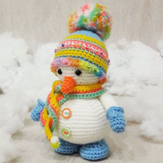 Amigurumi pupazzo di neve - Amigurumi Gratis Free