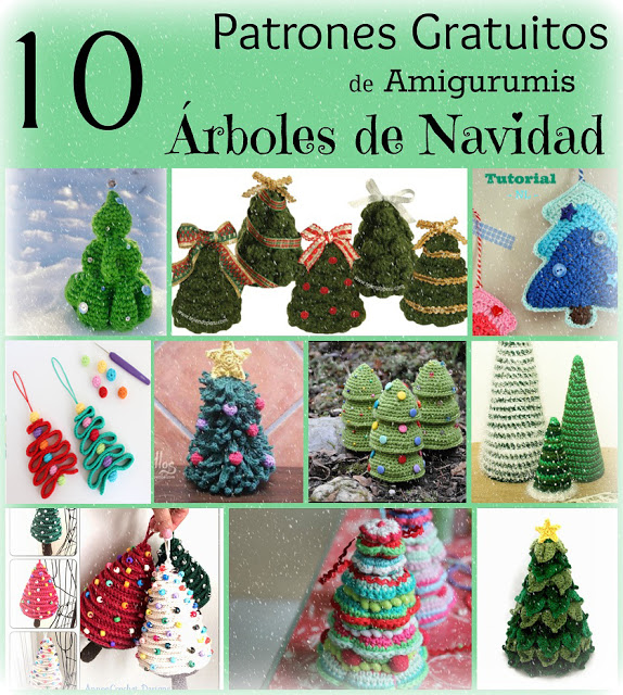 Albero Di Natale Uncinetto Esecuzione.Amigurumi Alberi Di Natale Amigurumi Gratis Free