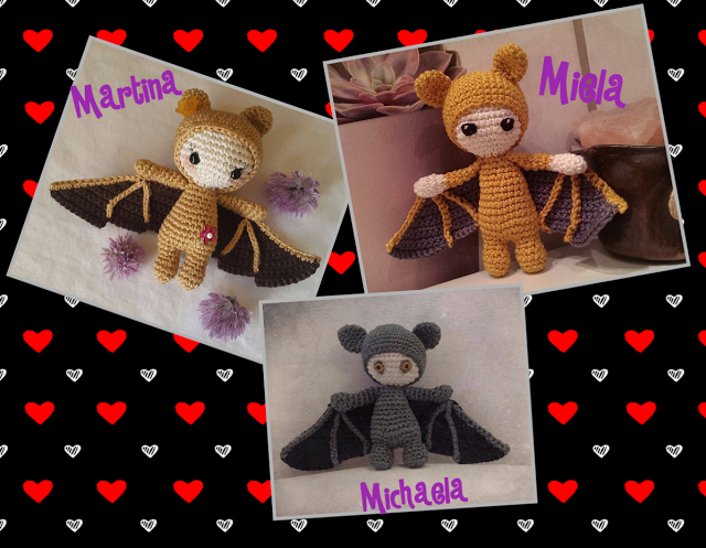 Amigurumi mini lalylala pipistrello free pattern schemi gratis amigurumi amigurumi free dowload