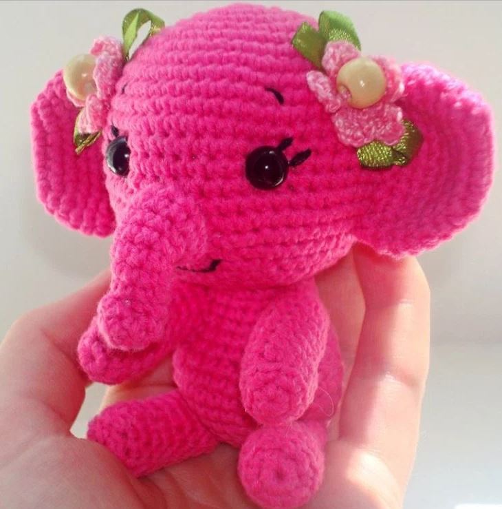 Amigurumi l'elefantino rosa free pattern schemi gratis amigurumi amigurumi free dowload
