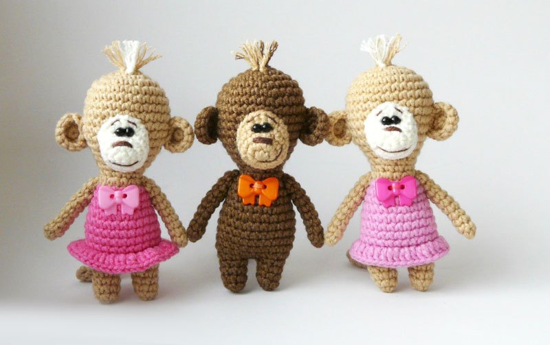 Amigurumi scimmiette free pattern schemi gratis amigurumi amigurumi free dowload