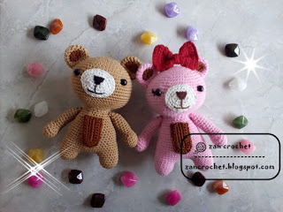 Amigurumi gli orsetti di Zan free pattern schemi gratis amigurumi amigurumi free dowload