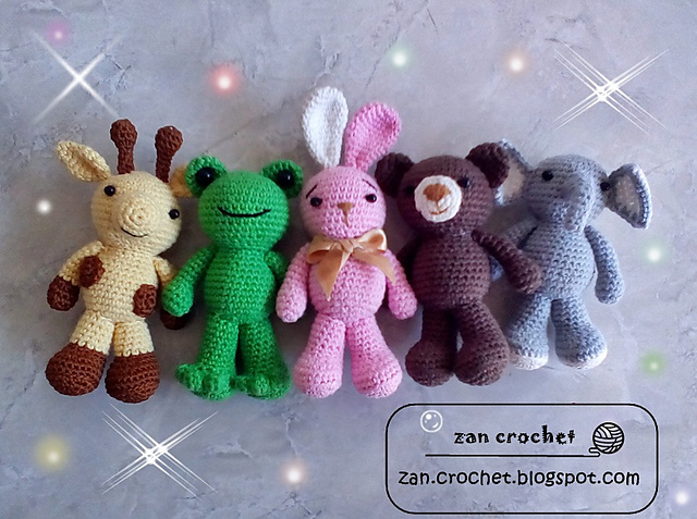 Amigurumi gli amici animali di zan free pattern schemi gratis amigurumi amigurumi free dowload