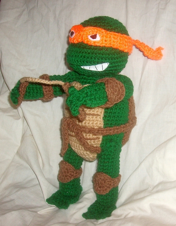 Amigurumi Michelangelo tartarughe ninjia free pattern schemi gratis amigurumi amigurumi free dowload