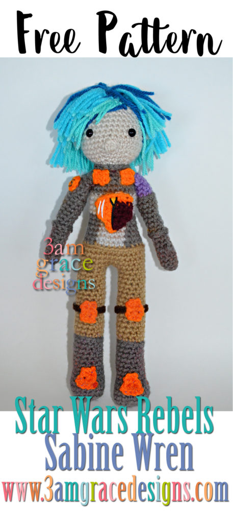 Amigurumi Sabine di Star Wars free pattern schemi gratis amigurumi amigurumi free dowload