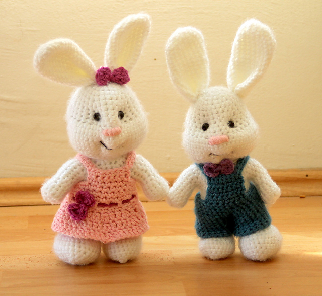 Amigurumi coppia di coniglietti free pattern schemi gratis amigurumi amigurumi free dowload