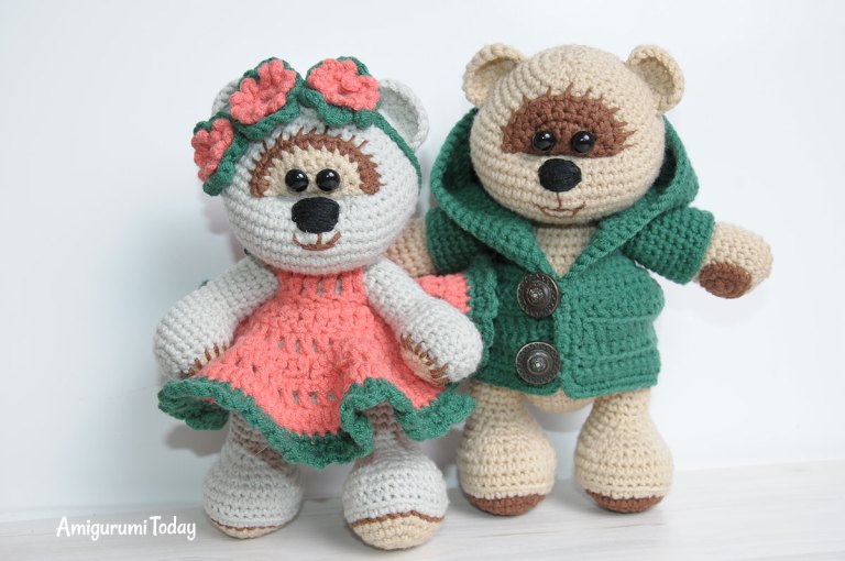 Amigurumi orsi dolce coppia free pattern schemi gratis amigurumi amigurumi free download