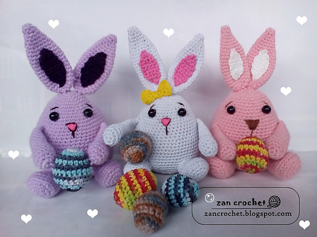 Amigurumi coniglietti pasquali free pattern schemi gratis amigurumi amigurumi free dowload