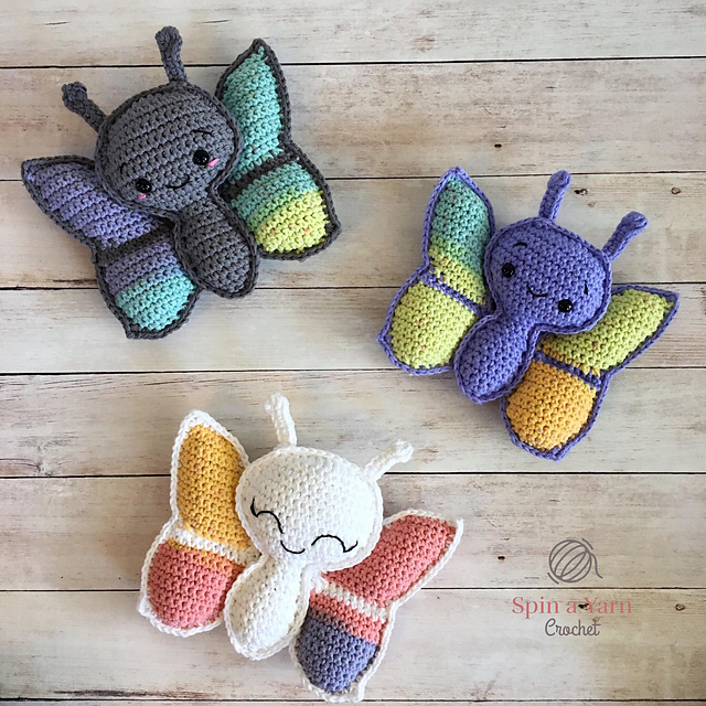 Le farfalle di Jillian free pattern schemi gratis amigurumi amigurumi free dowload