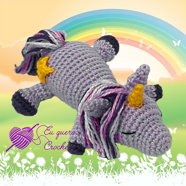 Il baby unicorno addormentato free pattern schemi gratis amigurumi amigurumi free dowload