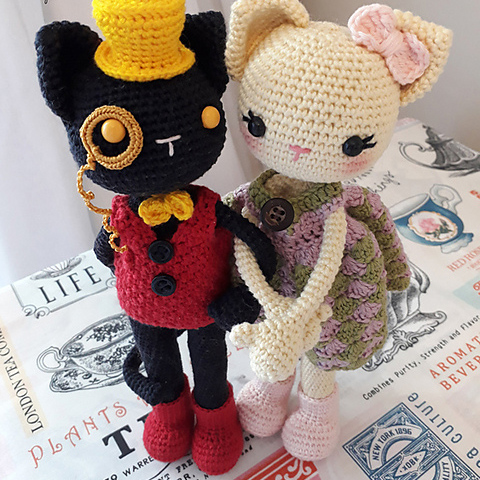 stupenda coppia di gatti free amigurumi free pattern schemi gratis amigurumi amigurumi free download