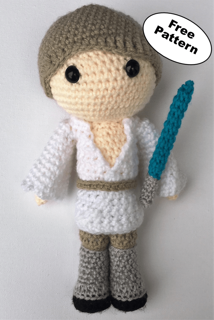 Luke Skywalker free amigurumi free pattern schemi gratis amigurumi amigurumi free download