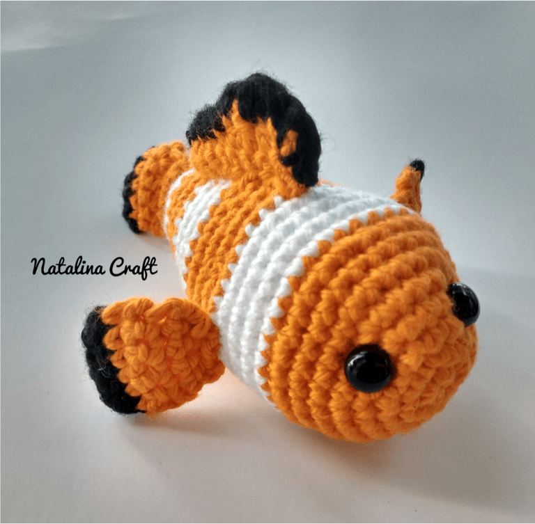 piccolo pesce pagliaccio free amigurumi free pattern schemi gratis amigurumi amigurumi free download