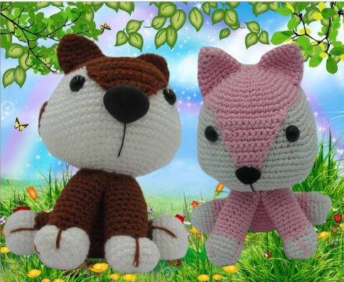 Le volpi sedute amigurumi free pattern schemi gratis amigurumi amigurumi free download