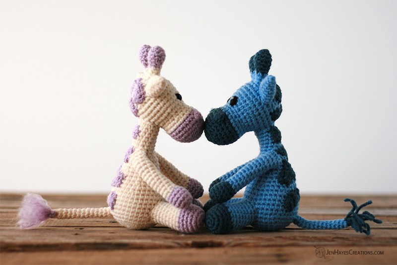 Due piccole giraffe free pattern schemi gratis amigurumi amigurumi free download