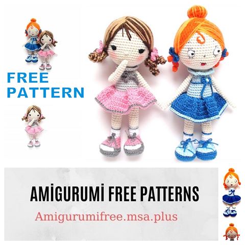 Bamboline Amigurumi free schemi gratis