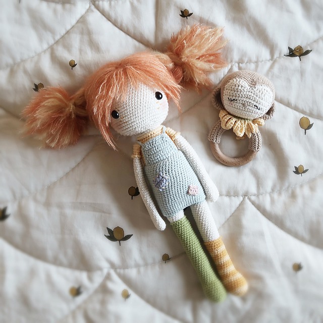 Pippi Calze Lunghe amigurumi schemi gratis